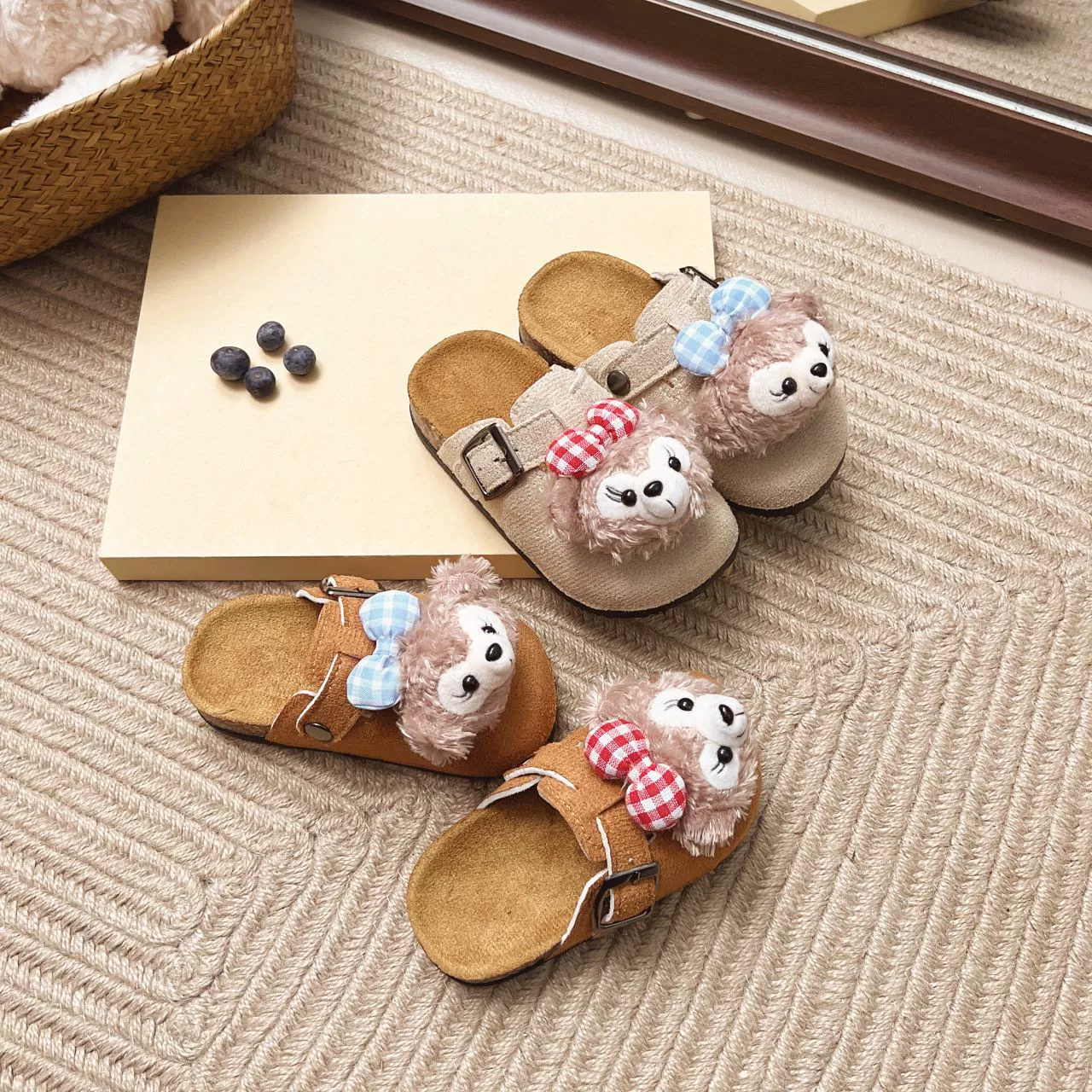 Дети 2025 новый милый мультфильм Ширли Мэй, дикие ботинки Birken, тапочки, маленькая фея, носящая тапочки