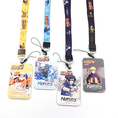 Slide Naruto student card holder cartoon pattern bus card access card holder campus card work ID card holder