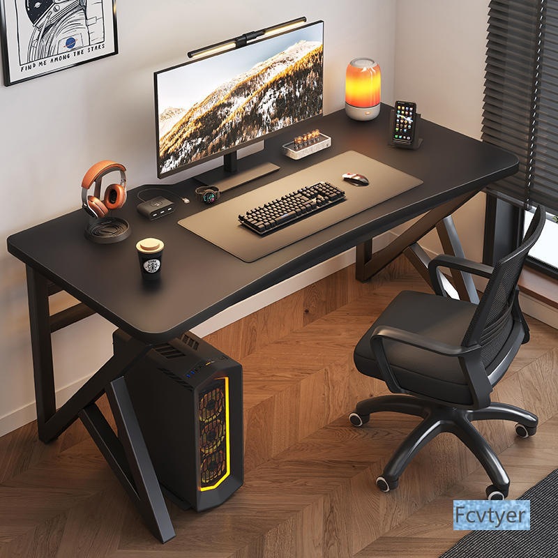 Miaola Bedroom Desktop Computer Table Home Modern Simple Bedroom Table E-Sports Table Carbon Fiber Study Book