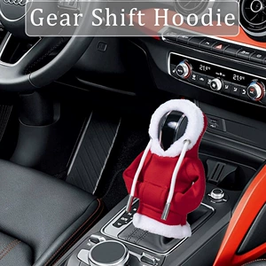 Cross-border New Products Christmas Decoration Car Interior Gear Bar Warm Clothes Hat Cover Gear Dust Cover Auto Supplies