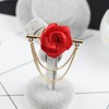 Classic brooch, cloth with tassels lapel pin, Korean style, wholesale