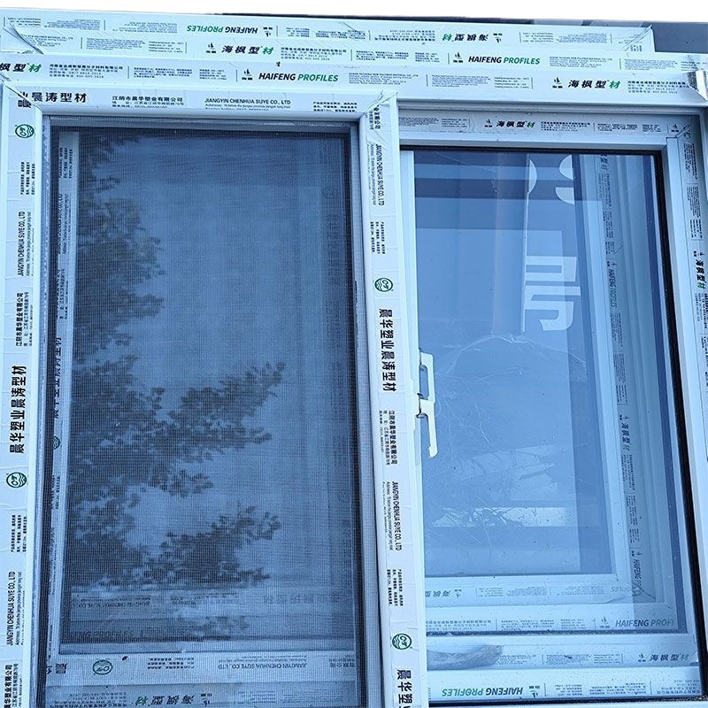 Ventana deslizante de acero plástico izquierda y derecha ventana simple auto-instalada ventana de acero plástico personalizada vieja reconstrucción del dormitorio alquiler de inodoro image 5