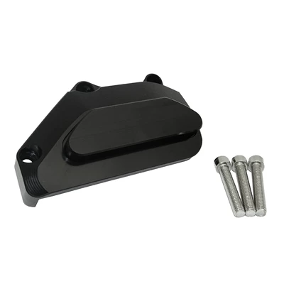 Suitable for Honda CBR600RR F5 03-06 F5 modified right engine side cover anti-drop block protective glue (Motorcycle frame) - black