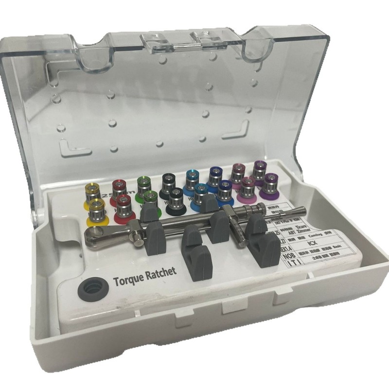 牙科万能种植修复工具盒Implant Torque Screwdrivers WrenchI|undefined