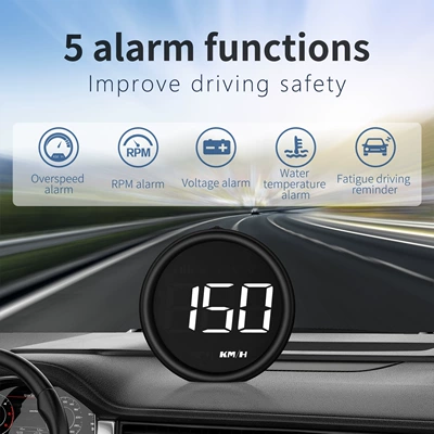 Vehicle HUD display, car OBD speed