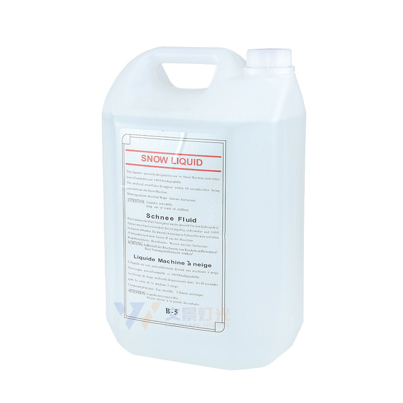 Wenjjing aceite de copo de nieve de alta calidad máquina de copo de nieve de Navidad aceite de copo de nieve especial 5L embotellado concentrado de aceite de copo de nieve al por mayor