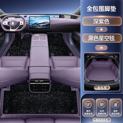 modification accessories, carpet — Modelə uyğun ayaqaltı - avita-07l-premium-selection-single-layer-floor-mat-starry-sky-blanket-full-trunk-cover