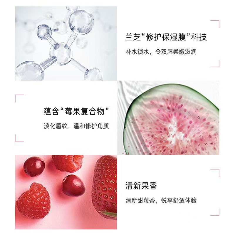 韩国兰之芝唇膜20g夜间修护保湿唇膏3g滋润补水草莓果冻唇膜保湿|undefined