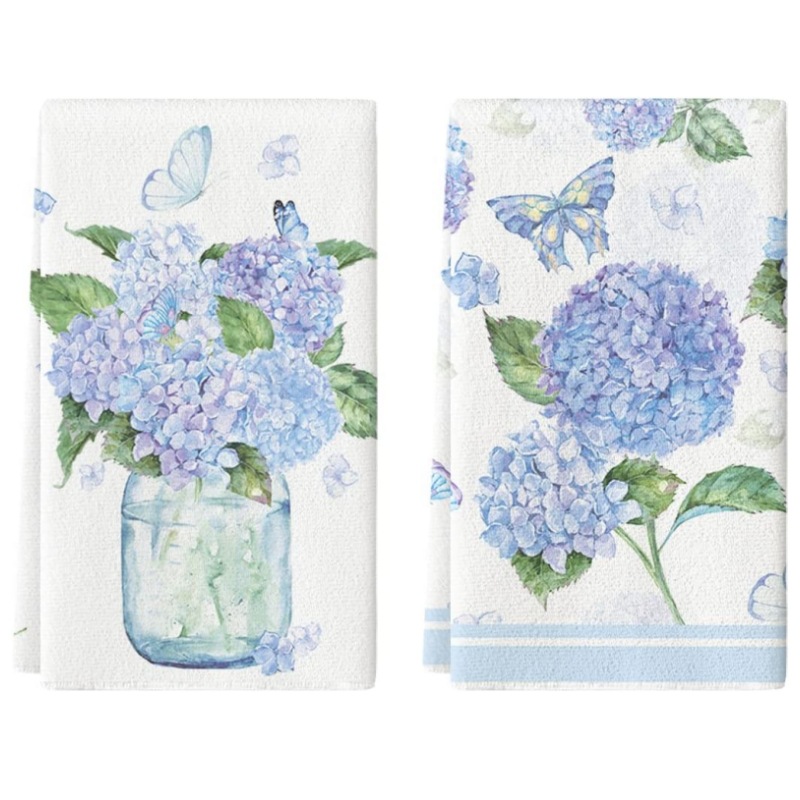 Source Factory Microfiber Kitchen Towel Super Absorbent Non-Shedding Dish Towel Home Cleaning Supplies Wholesale