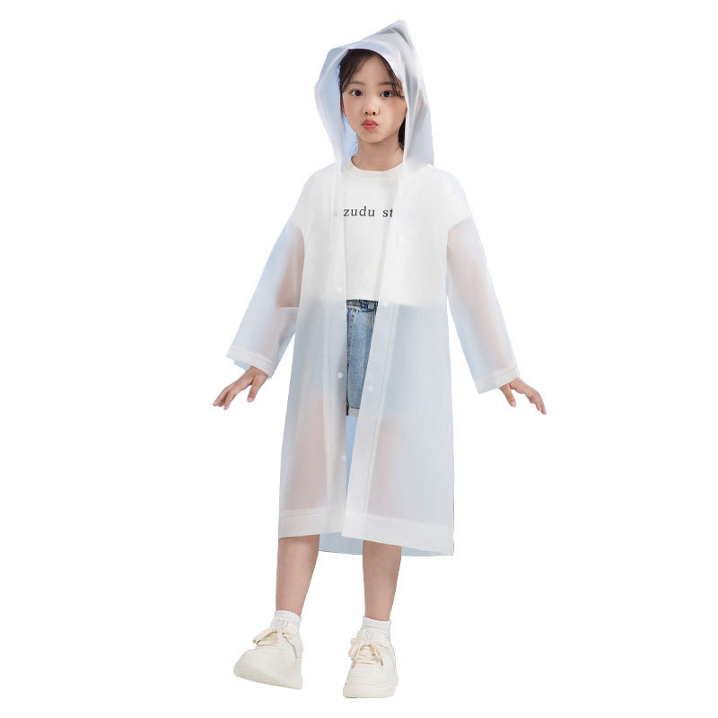 儿童一次性雨衣大帽檐雨衣小学生上学专用Peva雨衣长款连体雨衣|undefined