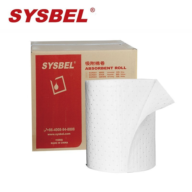 西斯贝尔卷状吸油棉SOR001油类专用吸附棉SOR002重量型SYSBEL