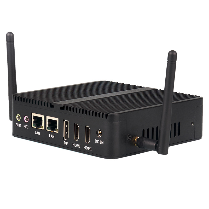 云晞智能 Low power consumption N100 dual network single string 8USB three display industrial computer IPC-2N8U(A)