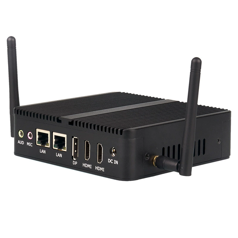 云晞智能 Low power consumption N100 dual network single string 8USB three display industrial computer IPC-2N8U(A)