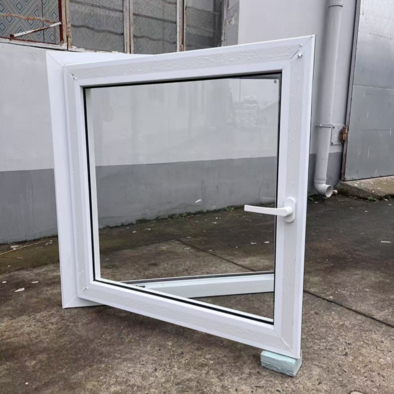 加厚型塑钢单开平开窗 防水防盗住宅工程门窗