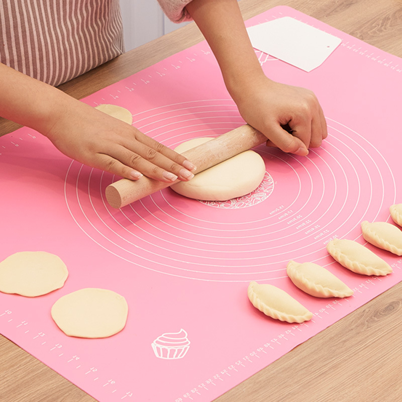 硅胶揉面垫加厚和面垫面板家用食品级硅胶擀面垫不粘案板烘培工具