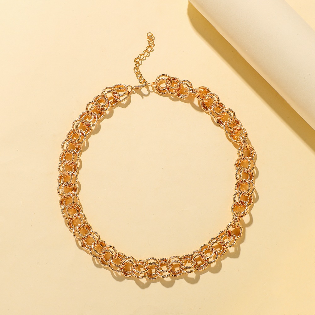 Fashion U Shape Iron Plating Unisex Necklace 1 Piece