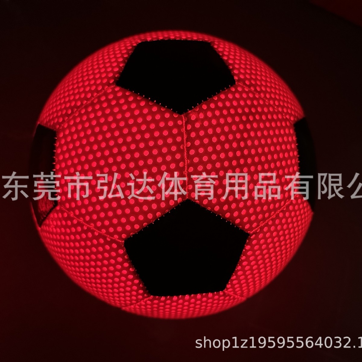 Factory Direct Supply Luminous Led Battery Luminous Football No. 4 No. 5 Machine Seam Training Light Ball Cross-Border Delivery