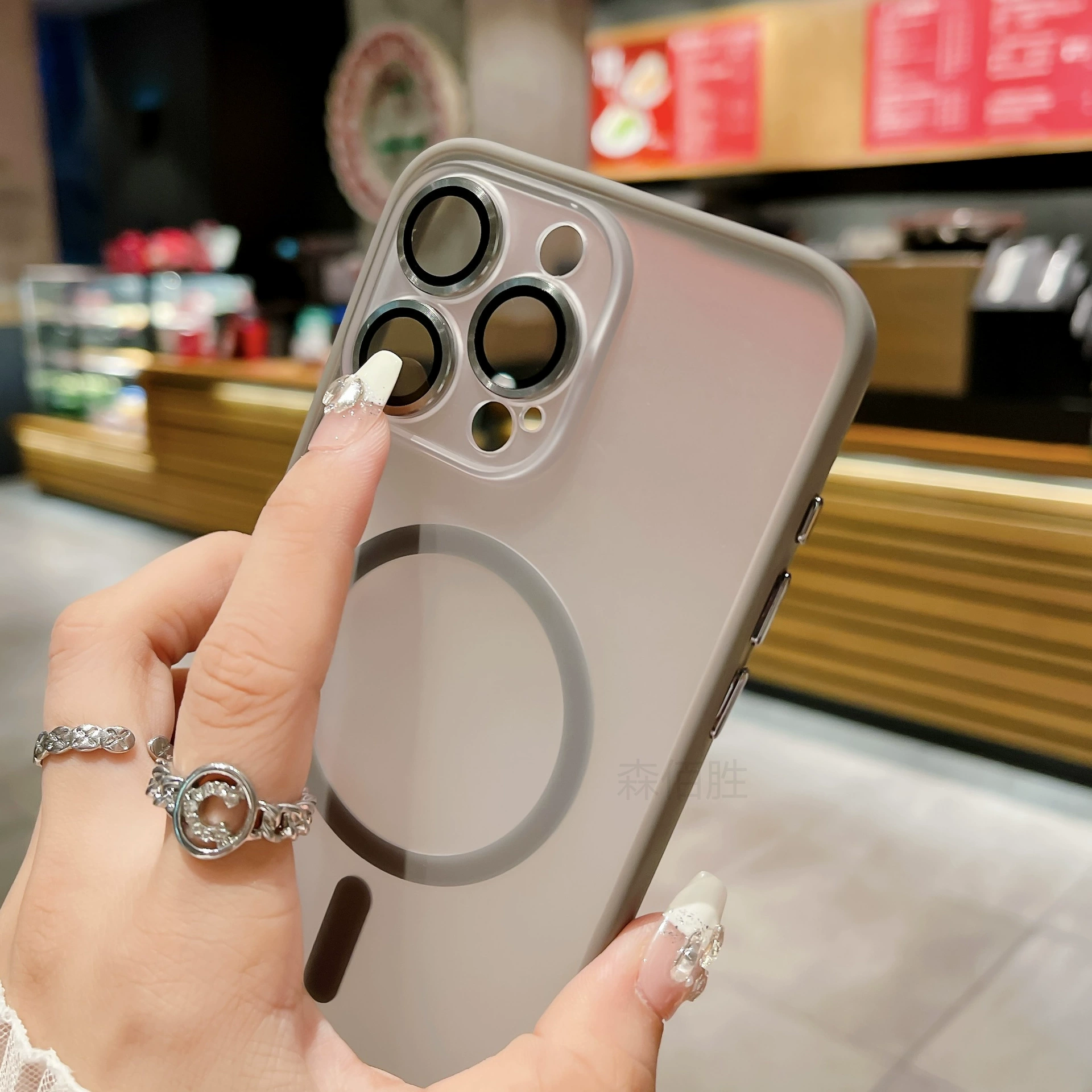 Чехол для iPhone 15 совместимый с Apple, матовый объектив, 15 Pro Max, защита от падений