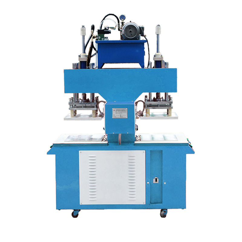 供应服装面料加热压花机，凹凸花型版型热压机，高周波PU标热合机