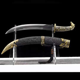 龙泉市刀剑一体锰钢绣春刀蒙古刀外贸批发短刀收藏刀具兵器未开刃