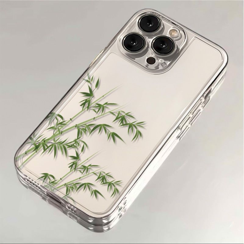Custodia protettiva per iPhone 16 15 14 13 12 11 Pro Promax Plus Ancient Bamboo Apple 16 Simple 14 Personality 13 Anti-drop 12_voghion.com