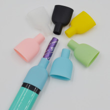 果味棒转接头适用锐克4代5代烟嘴套转接头扁烟硅胶试吸烟嘴套