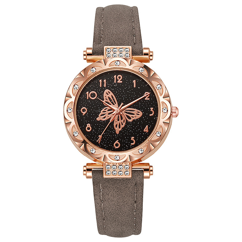 Comercio exterior transfronterizo nuevo reloj de moda moda femenina simple mariposa reloj de cuarzo al por mayor reloj de venta directa