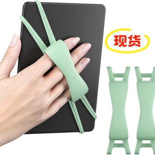 For Kindle Tablet, One-Handed Operation Anti-Drop Elastic Grip Strap for Reading E-Books in Bed