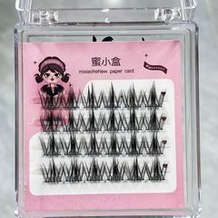 蜜小盒兔嘰嘰兔兔元氣靈動少女假睫毛上鏡自然十排大容量黑梗日常