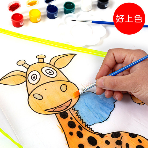 Kite diy children's hand-painted blank coloring line drawing kindergarten teaching material package graffiti line board