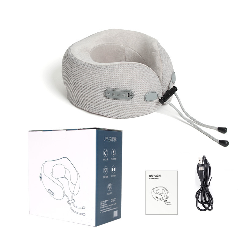 U-shaped massage pillow memory foam car pillow portable U-shaped pillow wholesale multifunctional home cervical vertebra massager