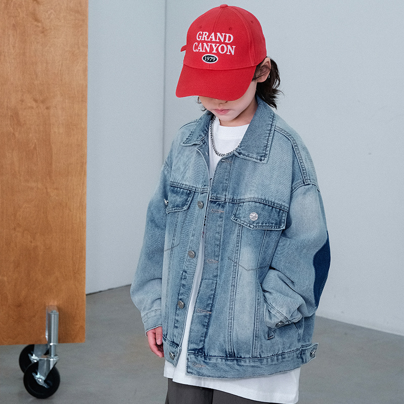 Spring denim jacket for boys