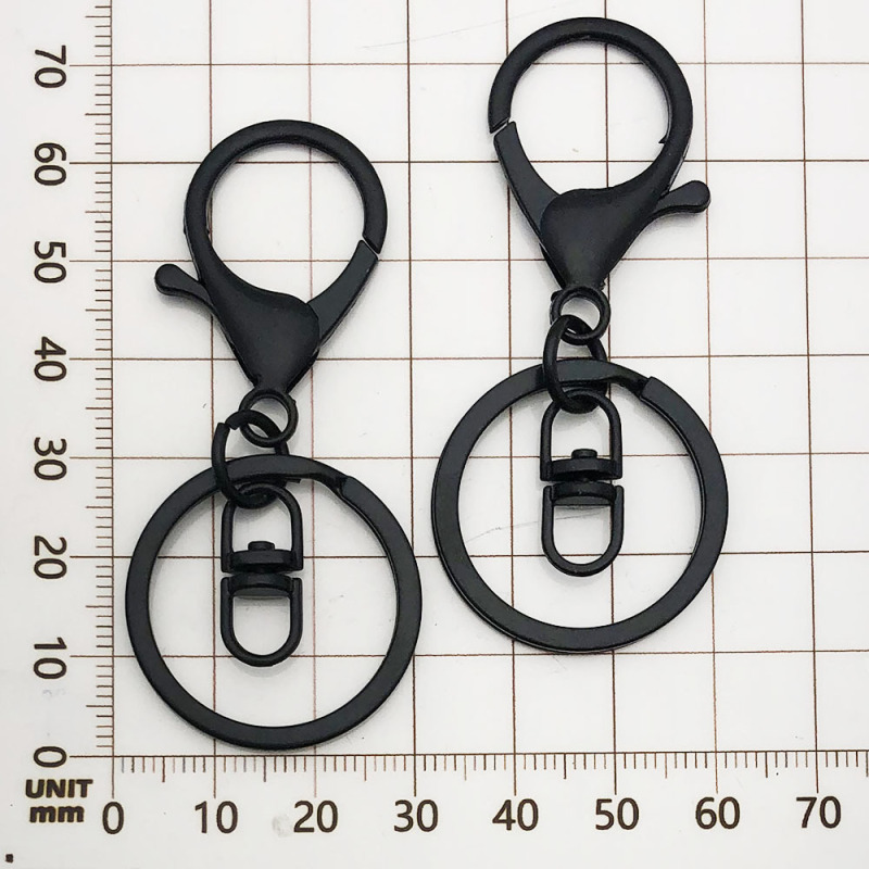 1 個 25/30 ミリメートルキーリングチェーンマルチカラーオプションキーホルダー鉄キーリング diy 基本ジュエリーアクセサリー|undefined