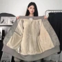 加厚扎染立领美式棉袄