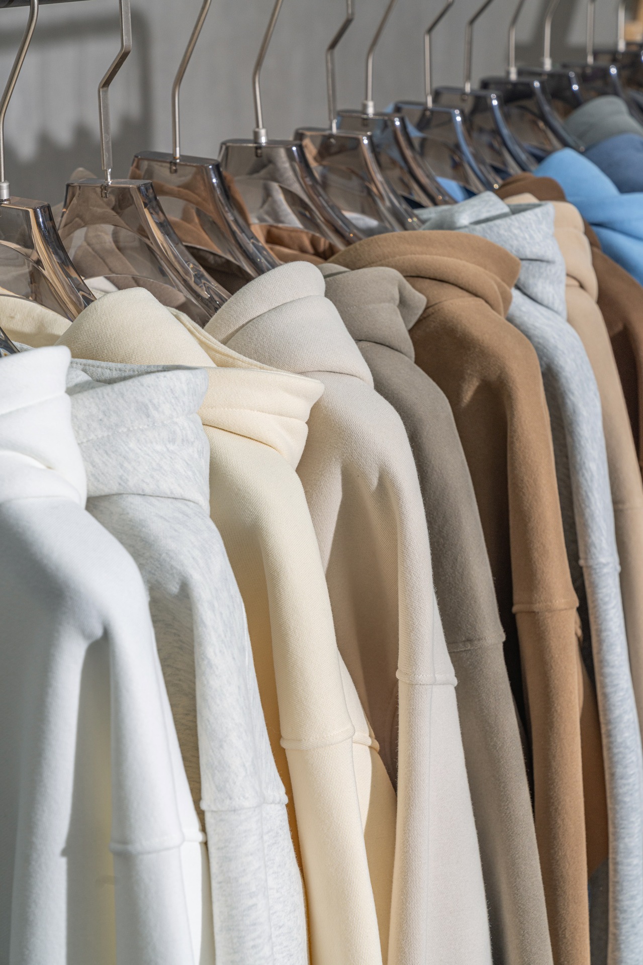 Vêtements pour hommes tendance de la rue, style décontracté de base, couleur unie, plus velours, tricot, casquette de sport, pull à capuche_voghion.com