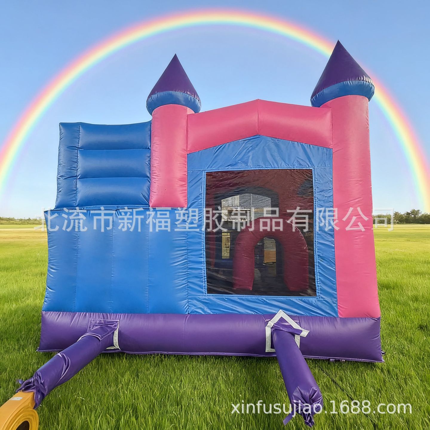 Color entretenimiento infantil infláble slide parque de juegos padres-hijos escalada interactiva saltar trampolín combinación slide agua