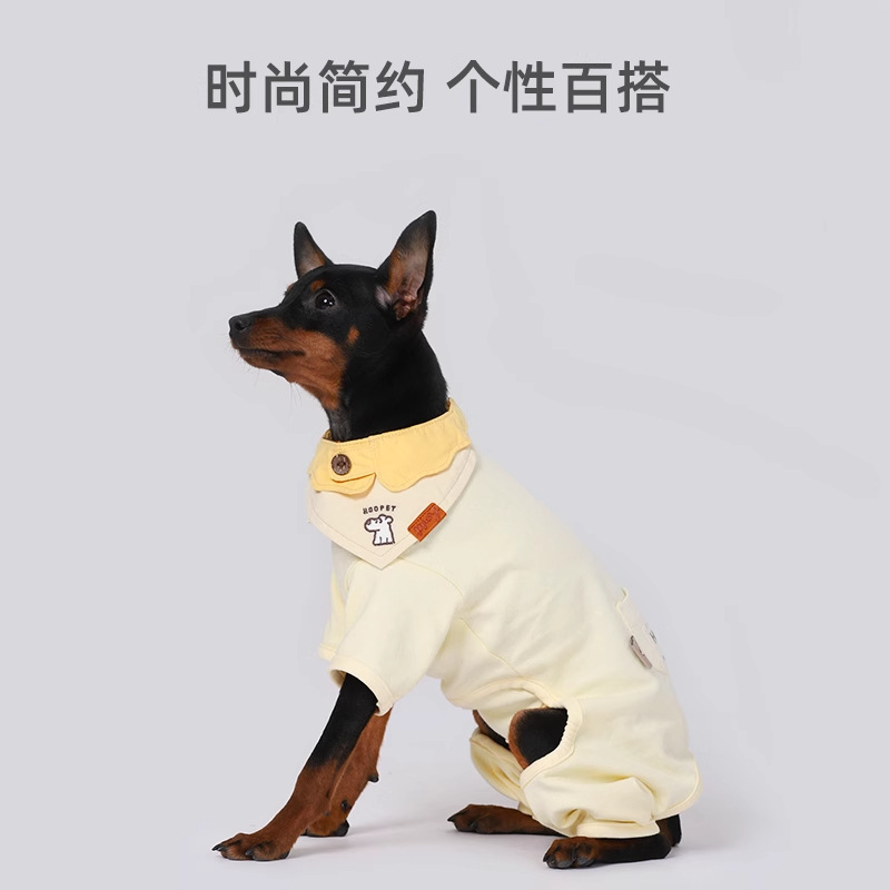 HOOPET Toalla de saliva para perros Pet Puppy West Highland Babero Accesorios Toalla triangular Puppet Cat Dog Bib