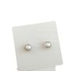 Advanced earrings from pearl, brand silver needle, light luxury style, high-quality style