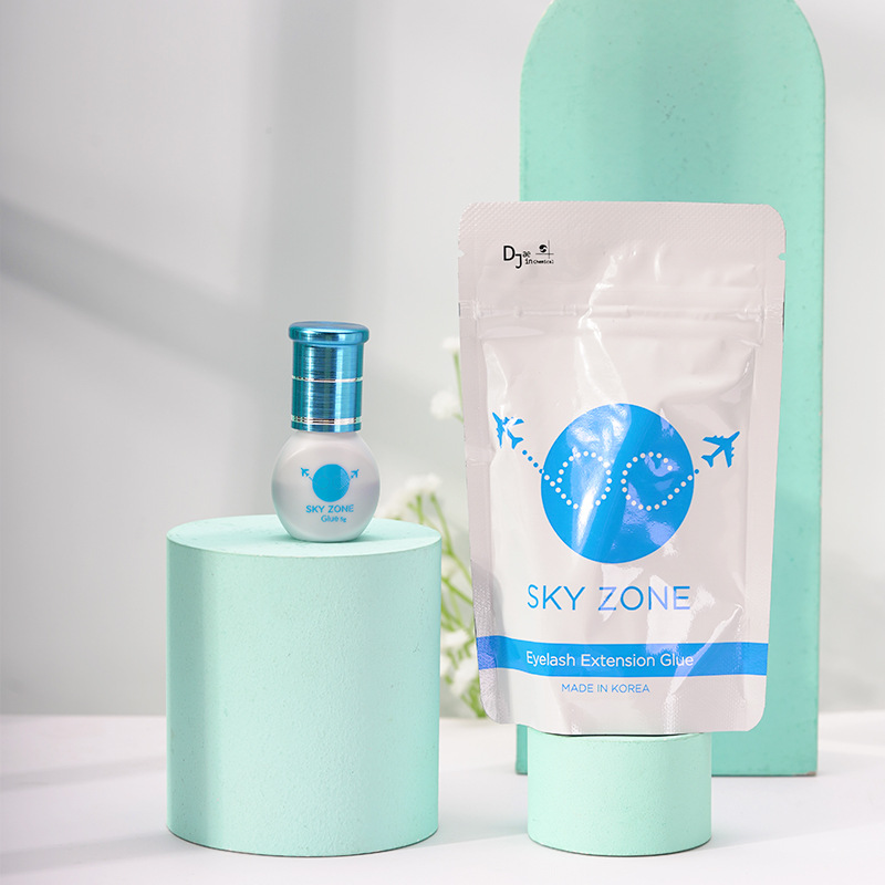 SKY ZONE Korean Original Lash Adhesive, 2-3 Second Quick-Dry Long-Lasting Eyelash Glue 5g