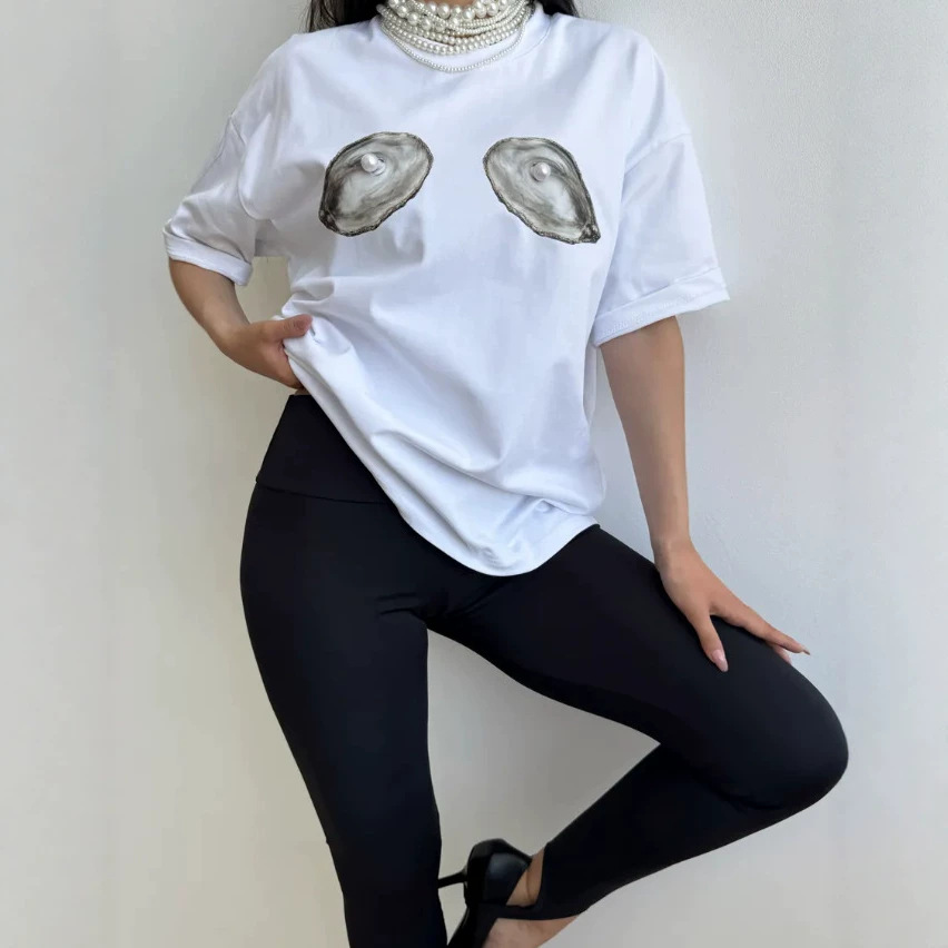 Women Clothes Cartoon Cute Birds Ladies 90s Style Summer Pri