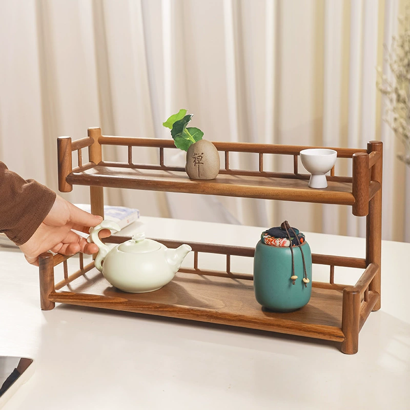 Черный орех деревянный столешница подставка для хранения чашек