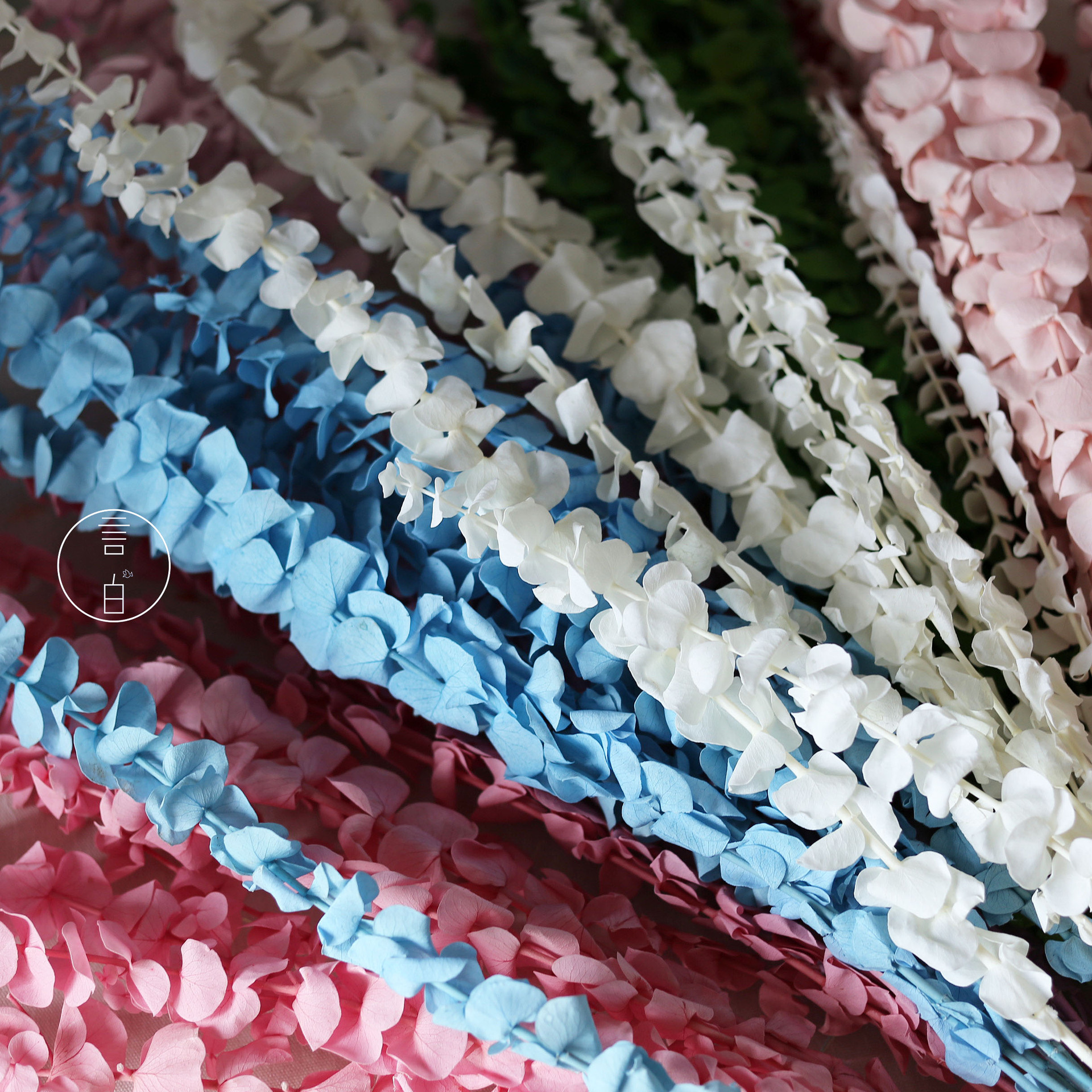 Decoratiune de perete eucalipt stil padure buchet uscat_voghion.com