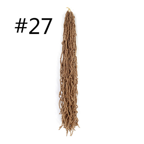 Wig Nu Locs Acrylic Crochet Hair Earthworm Curve Frog Egg Curve Crochet Hair African Dreads