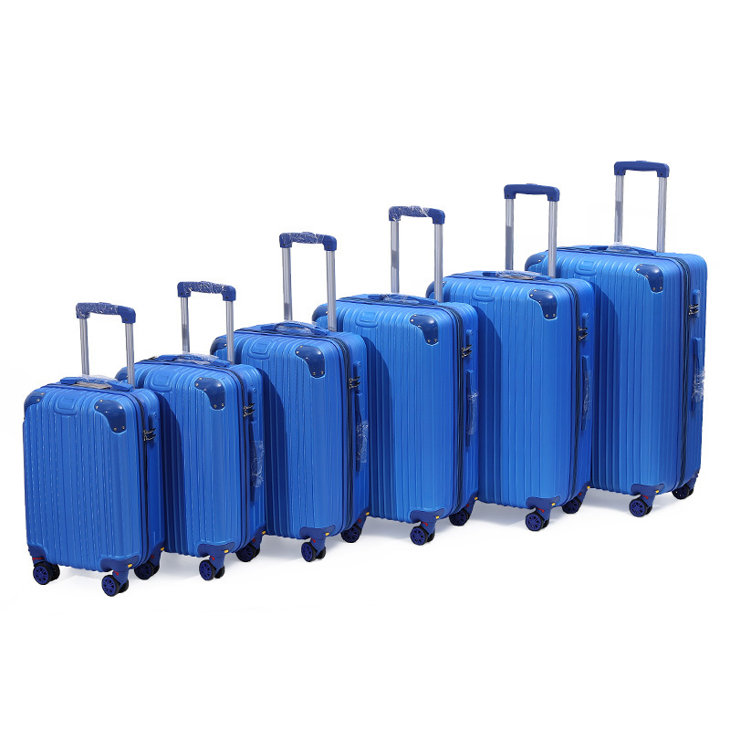 Maleta trolley de comercio exterior de ocho piezas, rueda de avión, maleta desmontable, maleta de negocios, almacenamiento de equipaje de embarque para hombres y mujeres