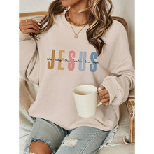H 52939 Letter Crew Neck Hoodie ��ĸԲ�����¿羳����ͨ��