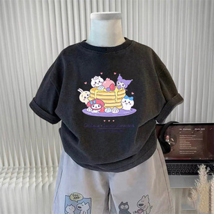 ��ͯ�W���͹�ˮϴ���f���޶���T���д�ͯ����oversize��ͨ�L����