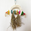 Bird toy parrot toy rattan large ring grass rope rattan bangs bite teeth and chew parrot toy supplies