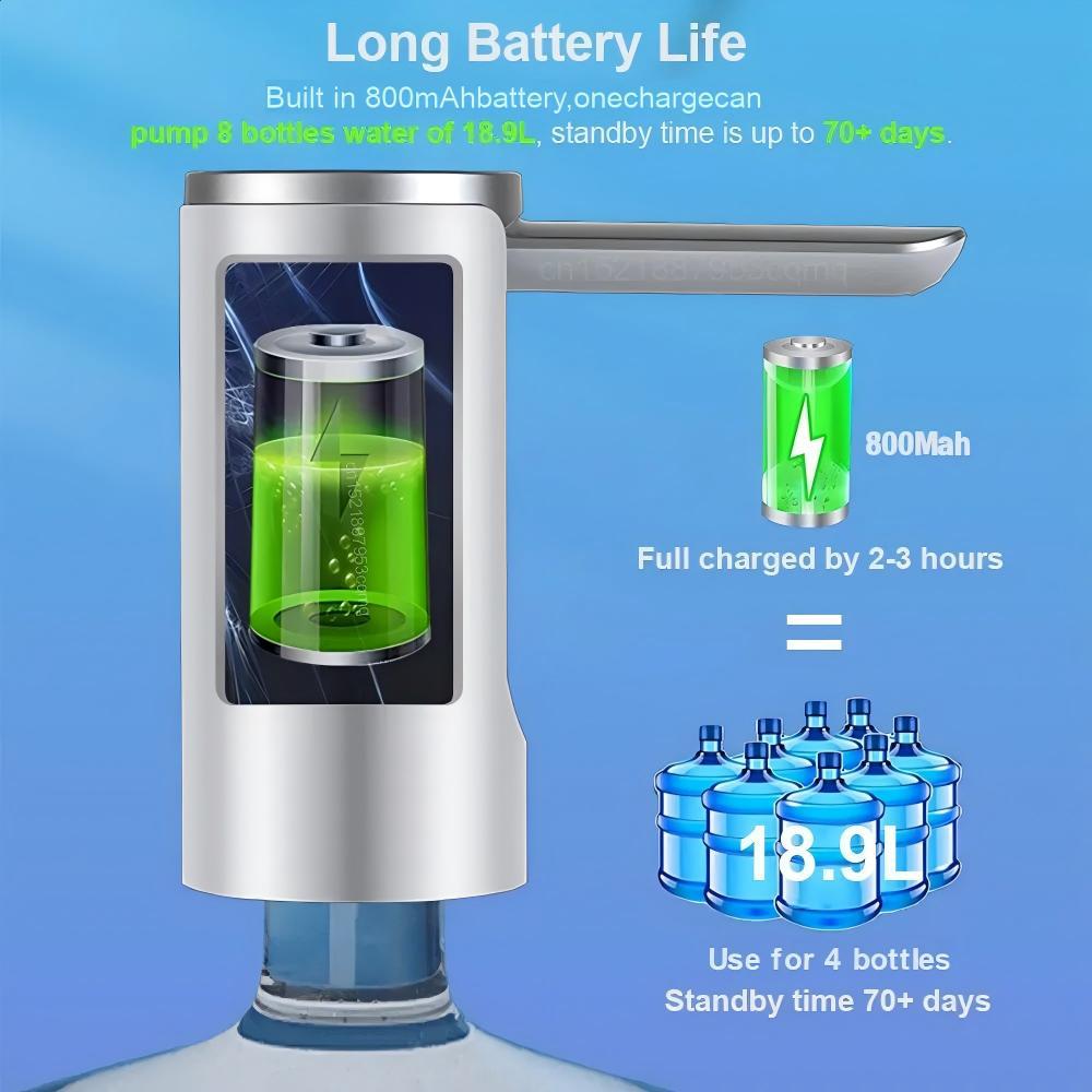 Aliexpress plegable bomba de agua hogar barril de agua prensa de agua pequeña fuente de agua potable radio dinámica de agua