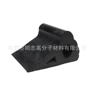 EPDM Anti-collision Rubber Strip Sanitation Car Rear Tailgate Anti-collision Seal Strip Triangular Wheel Rubber Anti-slip Device