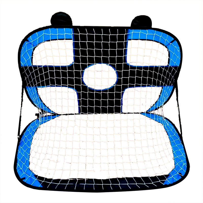 Plegable multifuncional Puerta de fútbol de los niños de almacenamiento de entrenamiento de la escuela de los niños de fútbol Red portátil Parque objetivo bola